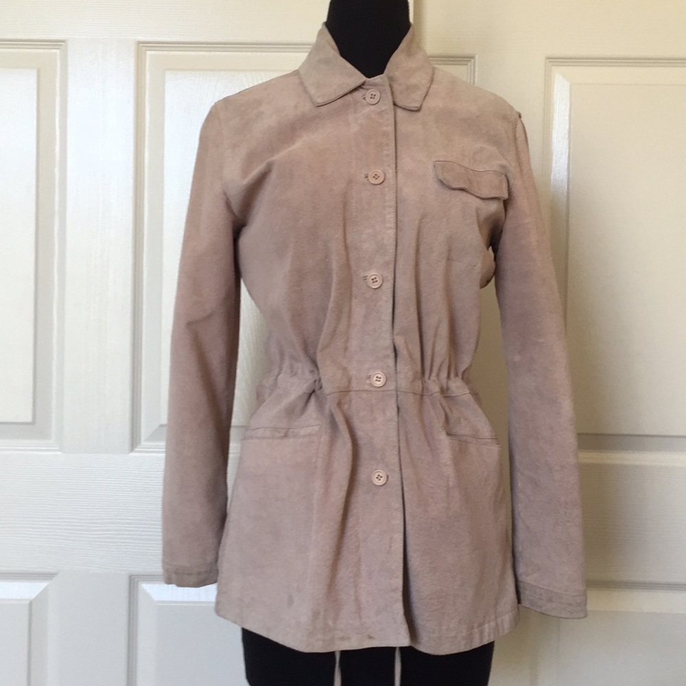 Coldwater Creek Suede Coat